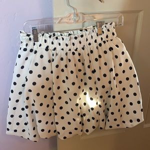 Nasty gal polka dot skirt